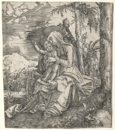 Dziewica w krajobrazie autorstwa Albrecht Altdorfer