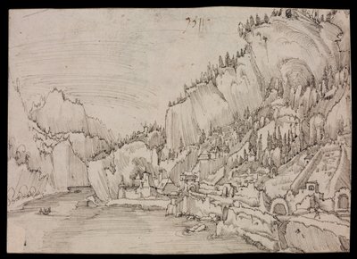 Sarmingstein nad Dunajem autorstwa Albrecht Altdorfer