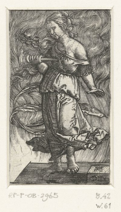 Samobójstwo Dido Dido (tytuł na obiekcie) autorstwa Albrecht Altdorfer