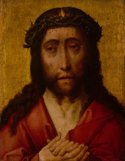 Chrystus cierpiący (olej na panelu) autorstwa Albrecht Bouts