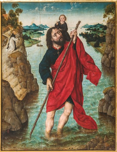 Św. Krzysztof autorstwa Albrecht Bouts