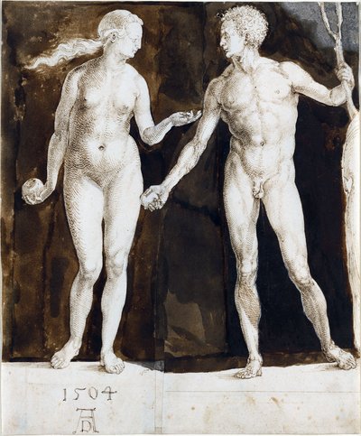 Adam i Ewa autorstwa Albrecht Dürer
