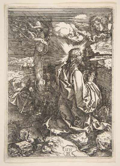 Agonia w ogrodzie, 1515. autorstwa Albrecht Dürer