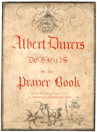 Albert Dürers Wzory do Modlitewnika, 1817. autorstwa Albrecht Dürer
