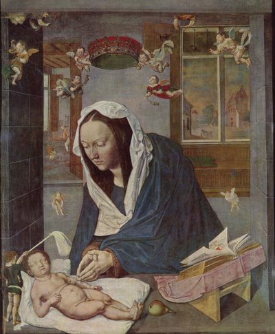 Albrecht Dürer Panel centralny Ołtarz maryjny autorstwa Albrecht Dürer