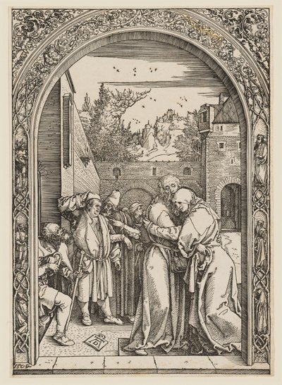 Anna i Joachim pod Złotą Bramą autorstwa Albrecht Dürer