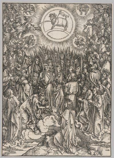 Apokalipsa: Adoracja Baranka — hymn wybranych autorstwa Albrecht Dürer