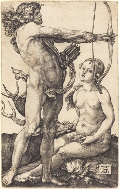 Apollo i Diana autorstwa Albrecht Dürer