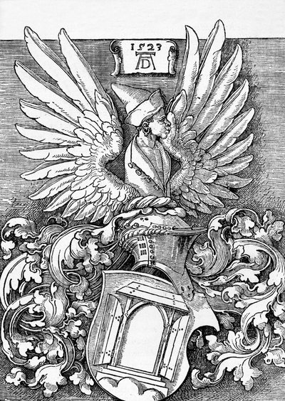 „Łożyska zbrojarskie rodziny Durer”, 1523, 1906 autorstwa Albrecht Dürer