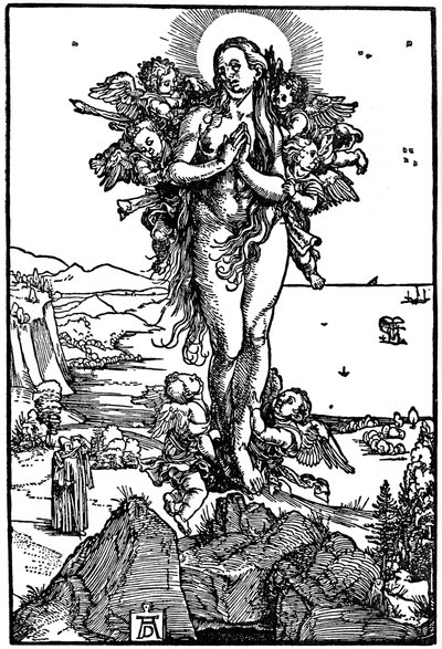 Wniebowstąpienie Marii Magdaleny, 1507-1510, 1936 autorstwa Albrecht Dürer