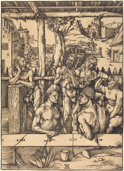 Łaźnia męska autorstwa Albrecht Dürer