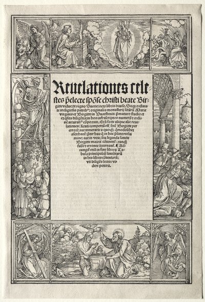 Granica - z chrztem Chrystusa autorstwa Albrecht Dürer
