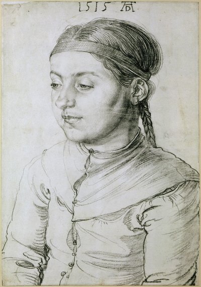 Portret młodej dziewczyny autorstwa Albrecht Dürer