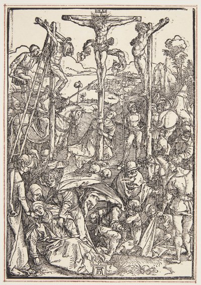Kalwaria (skromny drzeworyt) autorstwa Albrecht Dürer