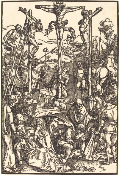 Kalwaria z trzema krzyżami autorstwa Albrecht Dürer