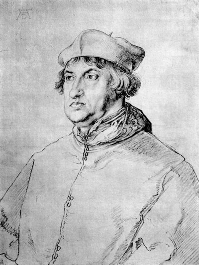 Kardynał Albrecht Brandenburgii, 1518, 1936 autorstwa Albrecht Dürer