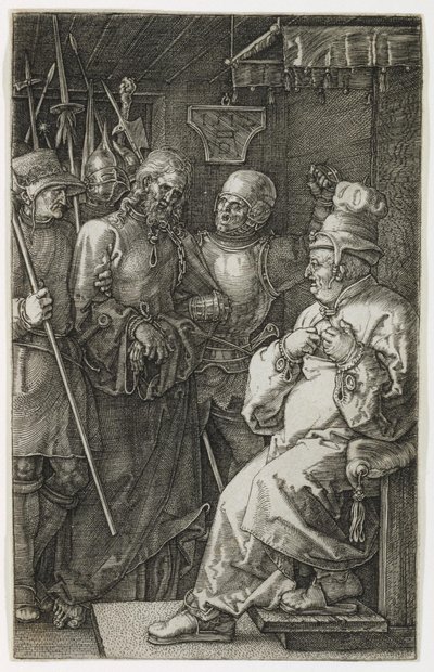 Chrystus przed Kajfaszem autorstwa Albrecht Dürer