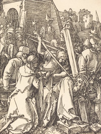Chrystus dźwigający krzyż, 1509. autorstwa Albrecht Dürer