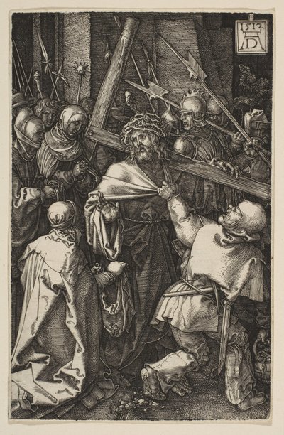 Chrystus dźwigający krzyż, z Męki Pańskiej, 1512. autorstwa Albrecht Dürer