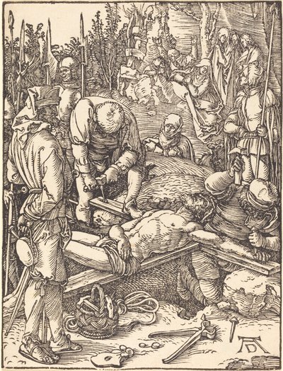 Chrystus przybity do krzyża autorstwa Albrecht Dürer