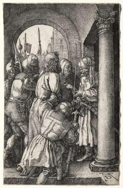 Chrystus zabrany przed Piłata autorstwa Albrecht Dürer