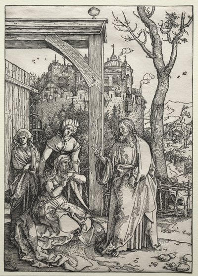 Chrystus żegnający się ze swoją Matką, ok. 1930 1504-1505. autorstwa Albrecht Dürer