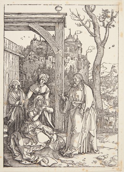 Chrystus żegna się ze swoją Matką autorstwa Albrecht Dürer