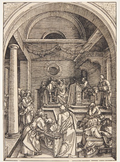 Chrystus wśród lekarzy autorstwa Albrecht Dürer
