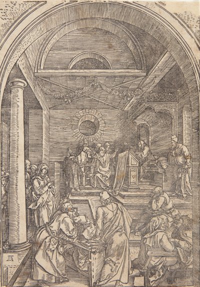 Chrystus wśród lekarzy autorstwa Albrecht Dürer