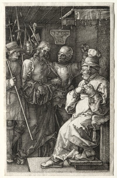 Chrystus przed Kajfaszem, 1512. autorstwa Albrecht Dürer