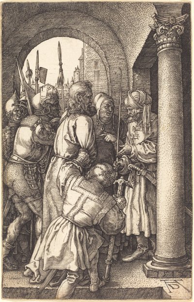 Chrystus przed Piłatem autorstwa Albrecht Dürer