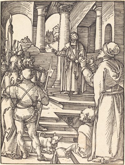 Chrystus przed Piłatem autorstwa Albrecht Dürer