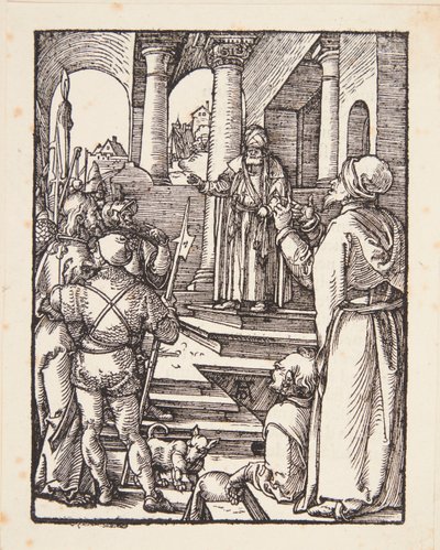 Chrystus przed Piłatem autorstwa Albrecht Dürer