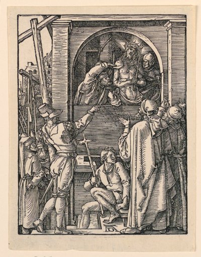 Chrystus przed ludem (Ecce Homo), z serii Mała pasja autorstwa Albrecht Dürer