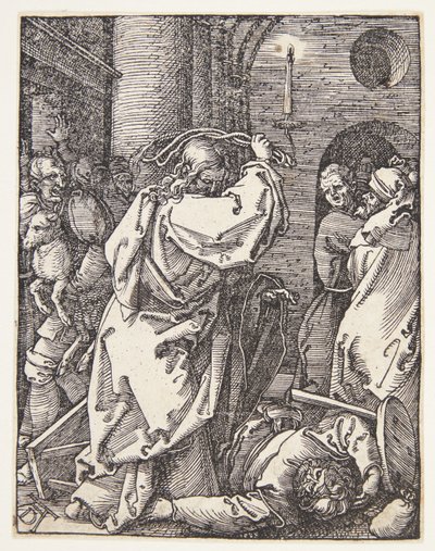 Chrystus wypędzający lichwiarzy ze świątyni autorstwa Albrecht Dürer