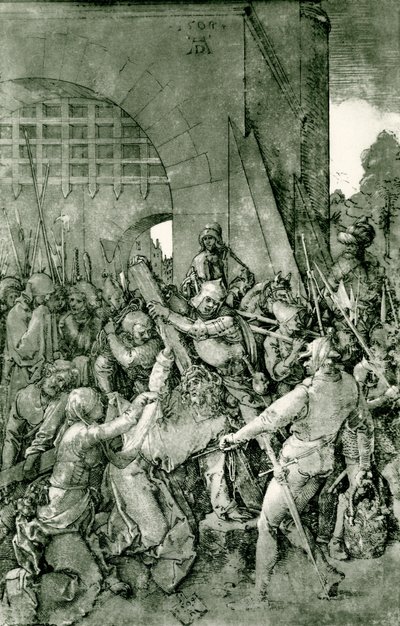 Chrystus upada pod krzyżem autorstwa Albrecht Dürer