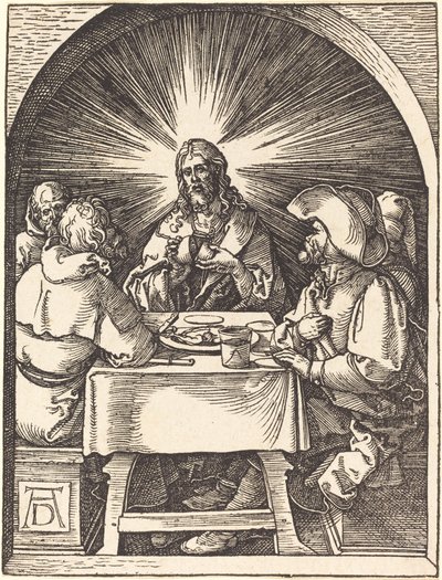 Chrystus w Emaus autorstwa Albrecht Dürer