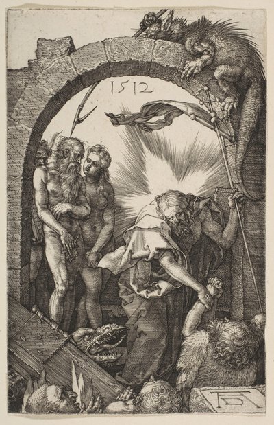 Chrystus w Otchłani, z Męki Pańskiej, 1512. autorstwa Albrecht Dürer