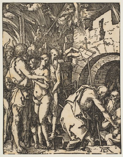 Chrystus w otchłani, z Małej pasji, ca. 1509. autorstwa Albrecht Dürer