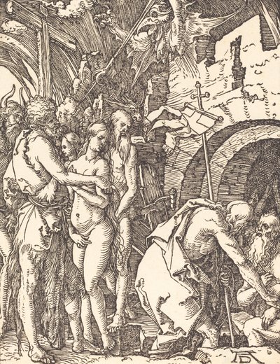 Chrystus w Otchłani, prawdopodobnie ok. 15091510. autorstwa Albrecht Dürer