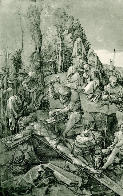 Chrystus przybity do krzyża autorstwa Albrecht Dürer