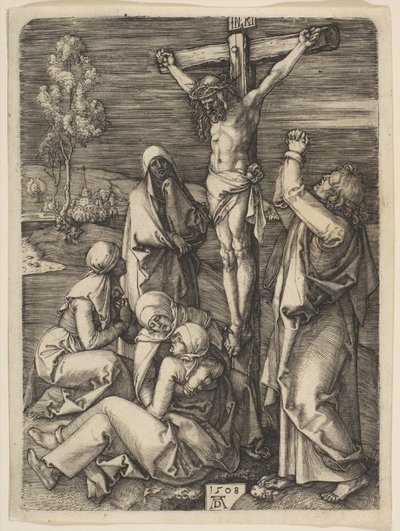 Chrystus na krzyżu autorstwa Albrecht Dürer