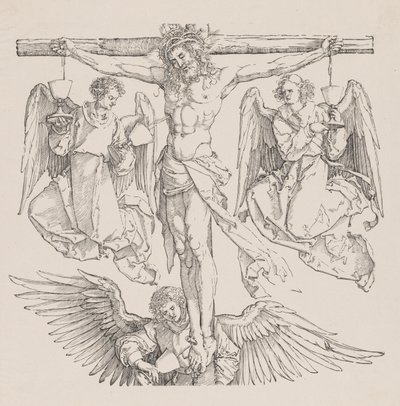 Chrystus na krzyżu. autorstwa Albrecht Dürer