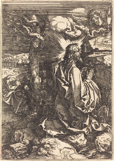 Chrystus na Górze Oliwnej autorstwa Albrecht Dürer