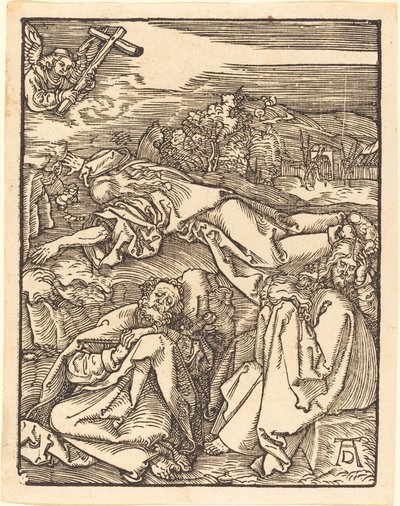 Chrystus na Górze Oliwnej autorstwa Albrecht Dürer