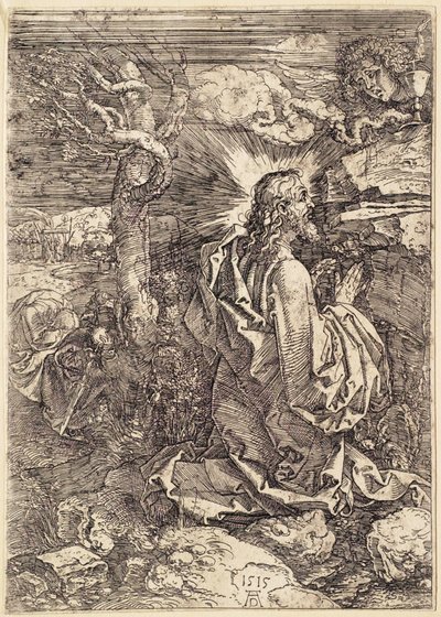 Chrystus na Górze Oliwnej autorstwa Albrecht Dürer