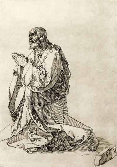 Chrystus na Górze Oliwnej autorstwa Albrecht Dürer