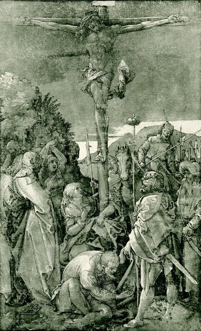 Chrystus na krzyżu autorstwa Albrecht Dürer