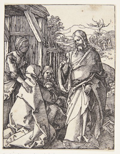 Chrystus żegna się ze swoją matką autorstwa Albrecht Dürer