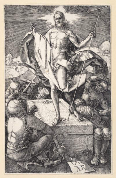 Zmartwychwstanie Chrystusa (Pasja miedziorytnicza) autorstwa Albrecht Dürer